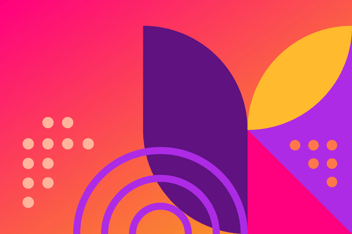 purple and pink patterns representing ad measurement