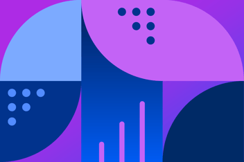 purple graphics representing cross-media measurement
