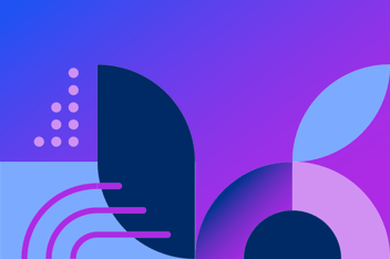 blue and purple pattern