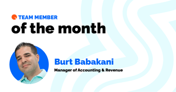 DISQO Team Member of the Month, Burt Babakani